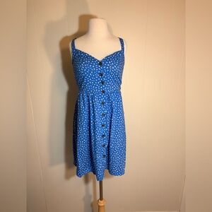Banana Republic Blue Floral Mini Dress